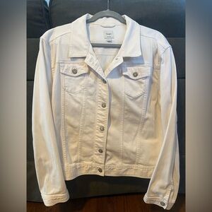 GAP White Women's Denim Jacket